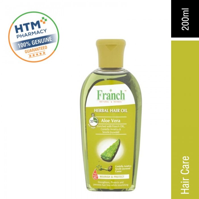 FRANCH HERBAL HAIR OIL 200ML - ALOE VERA