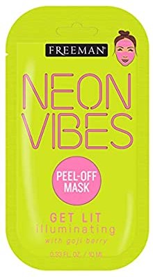 Freeman Neon Vibes Mask Get Lit Illuminating 0.33 fl oz (10 ml)