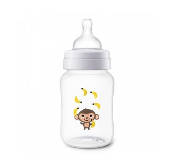 AVENT Classic+ Monkey Design Feeding Bootle 260ml-Bottle Feeding , Baby Feeding , 奶瓶