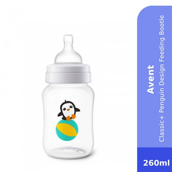 AVENT Classic+ Penguin Design Feeding Bootle 260ml-Bottle Feeding , Baby Feeding , 奶瓶