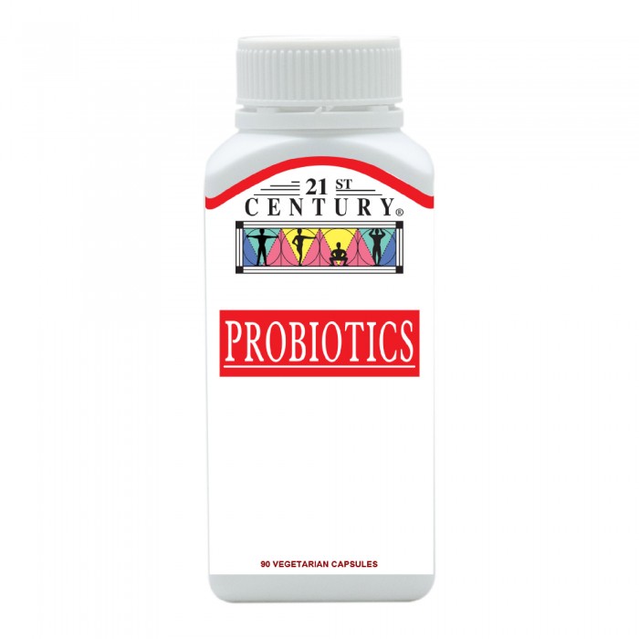 21ST CENTURY Probiotics 90's for Digestive Health with Probiotic Prebiotic, Probiotic Supplement