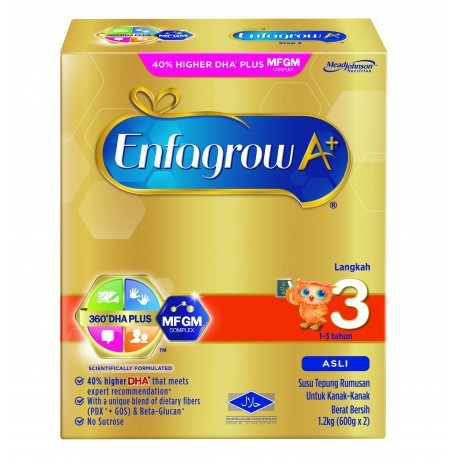 Enfagrow A+ Step 3 1.2KG Original (360 DHA)