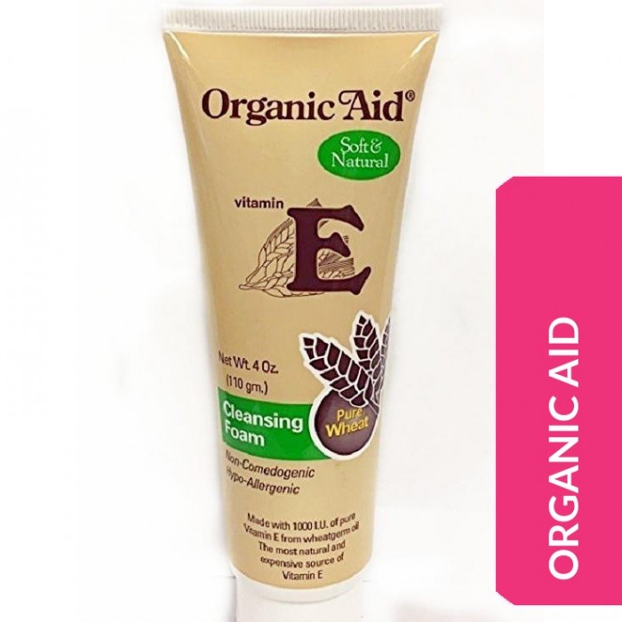 ORGANIC AID VIT E CLEANSING FOAM 500IU 55G/2OZ