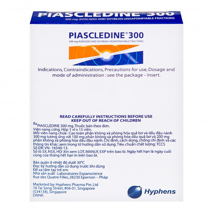 Piascledine Capsules 300mg 30's - Joint Supplement / Knee Supplement / Osteoarthritis Supplements / Ubat Sakit Lutut 关节