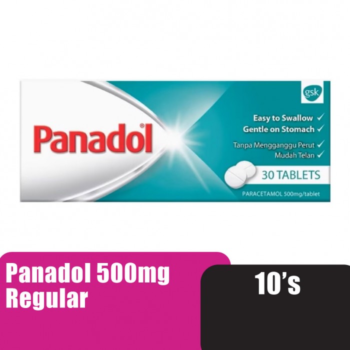 Panadol 500mg 10's (Regular)