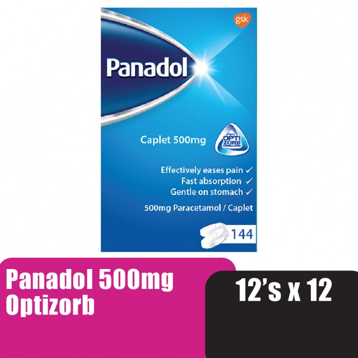 Panadol 500mg (OPTIZORB) 12x 12's