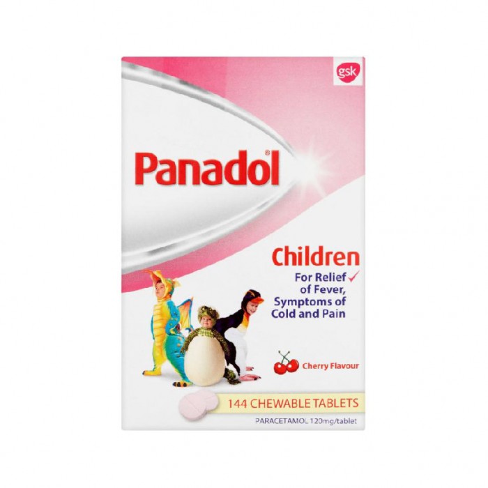 Panadol for Children Cherry Flavour 144's