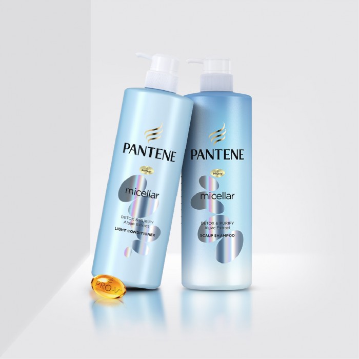 Pantene Micellar Conditioner 300ml - Detox & Purify