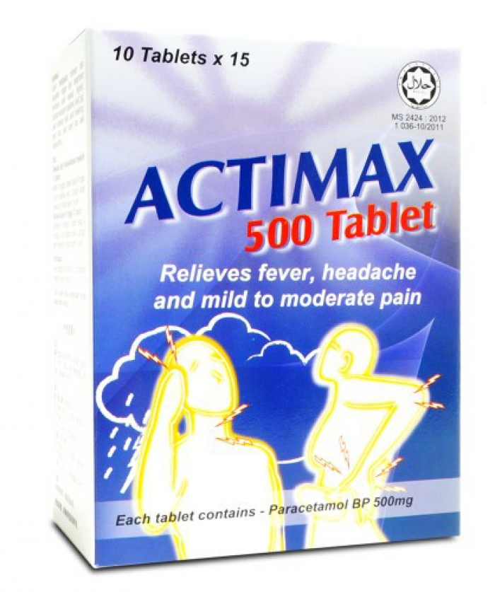 ACTIMAX 500MG  500'S