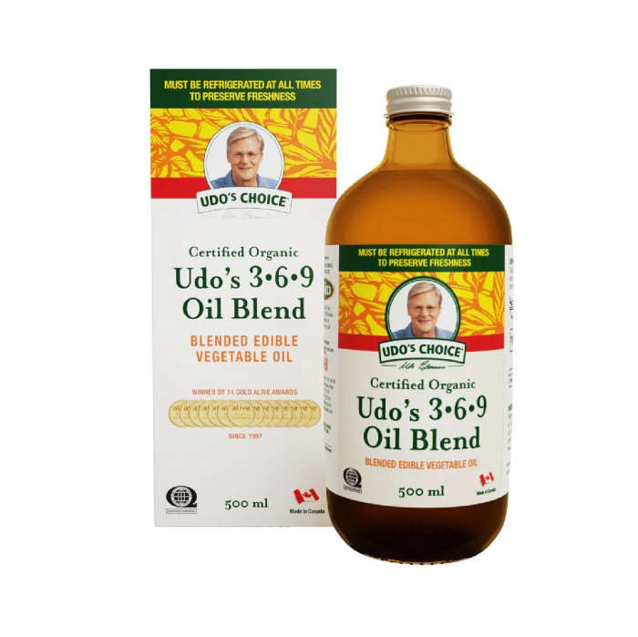 Udo's  3.6.9 Organic Vegetable Oil Blend 500ml