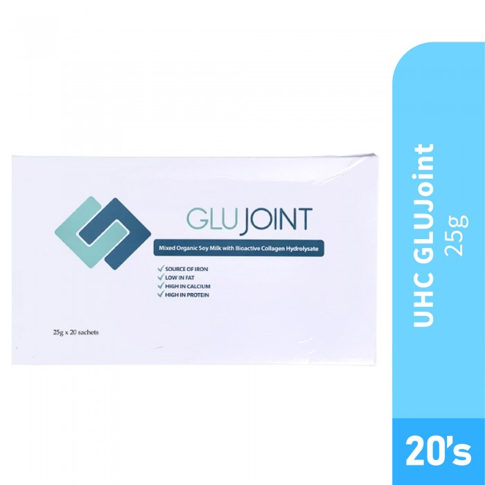 UHC Glujoint 25G Sachet 20's - Organic Soya Collagen For Joint Pain / Joint Supplement / Sakit Lutut