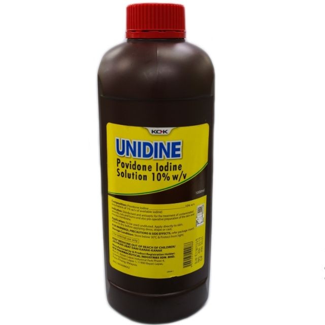 UNIDINE SOLUTION 10% 1L