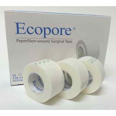 Ecopore Surgical Tape 1 With Dispenser 12's