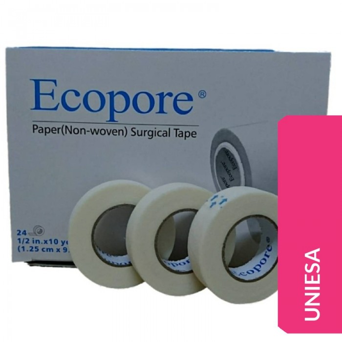 Ecopore Surgical Tape 1/2 With Dispenser 24'S