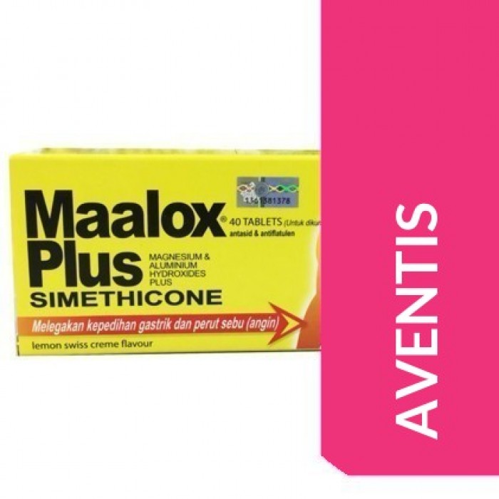 MAALOX PLUS TAB 200'S