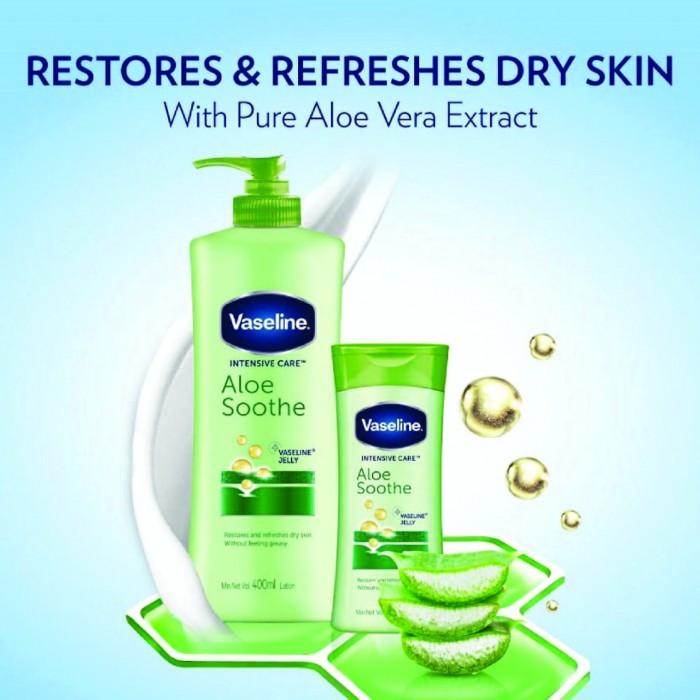 Vaseline Total Moisture Lotion 250ml - Aloe Soothe