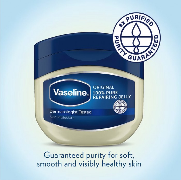 VASELINE Original 100% Pure Repairing Petroleum Jelly 50g - Moisturizer For Crack / Dry Skin 凡士林 修复肌肤凝胶 