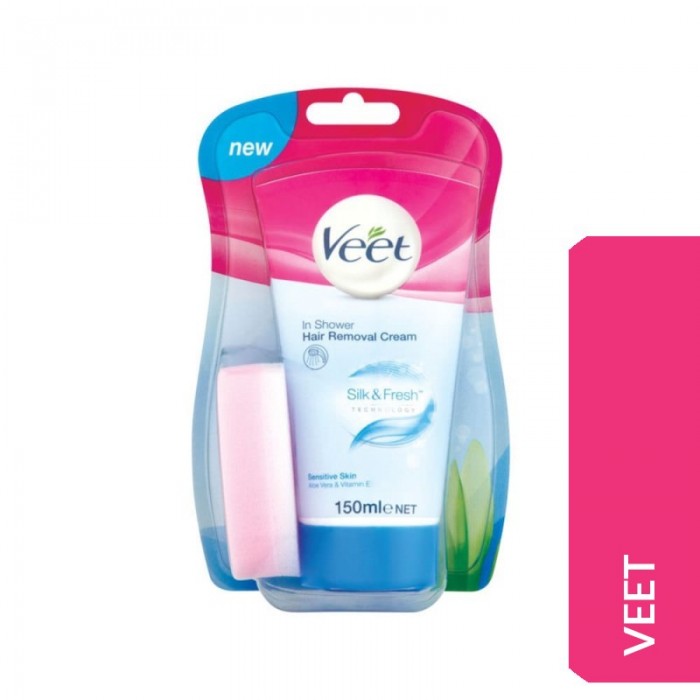 Veet In Shower Hair Removal Cream 150G - Sensitive Skin