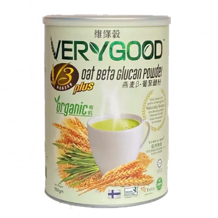 VERYGOOD Oat Beta Glucan Powder 750g with Natural Oat And Organic Barley Grass for Detox And Cholesterol