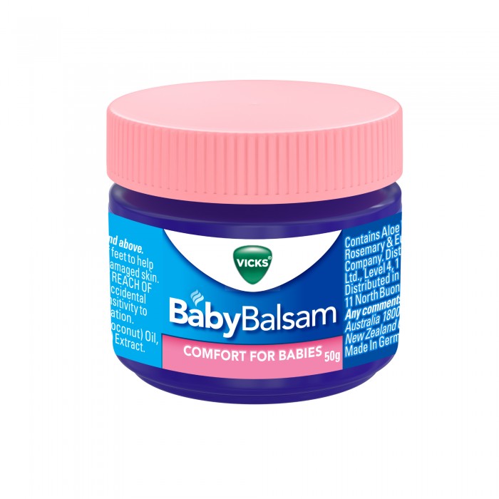 Vicks Vaporub Baby Balm, Minyak Baby Balsam, Ubat Batuk Baby Flu, 傷風 膏 婴儿 - 50g