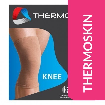 THERMOSKIN ELASTIC KNEE SUPPORT STANDARD BEIGE M