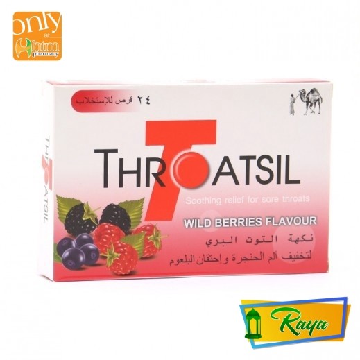 THROATSIL WILD BERRIES 24'S