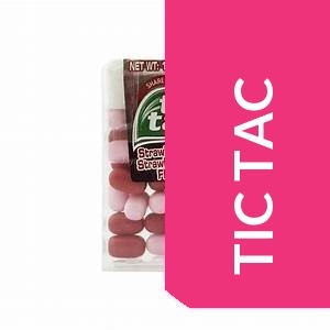 TIC TAC STRAWBERRY & STRAWBERRY MINT FLAVOUR 14.5G