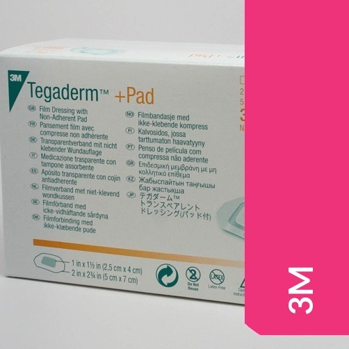 TEGADERM PAD 5CM x 7CM 50'S