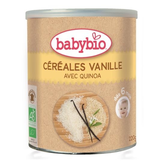 Babybio Rice Vanilla Cereal 220G