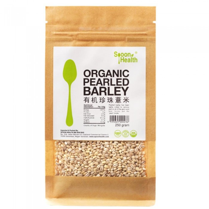 Spoon Health Organic Pearled Barley 250G