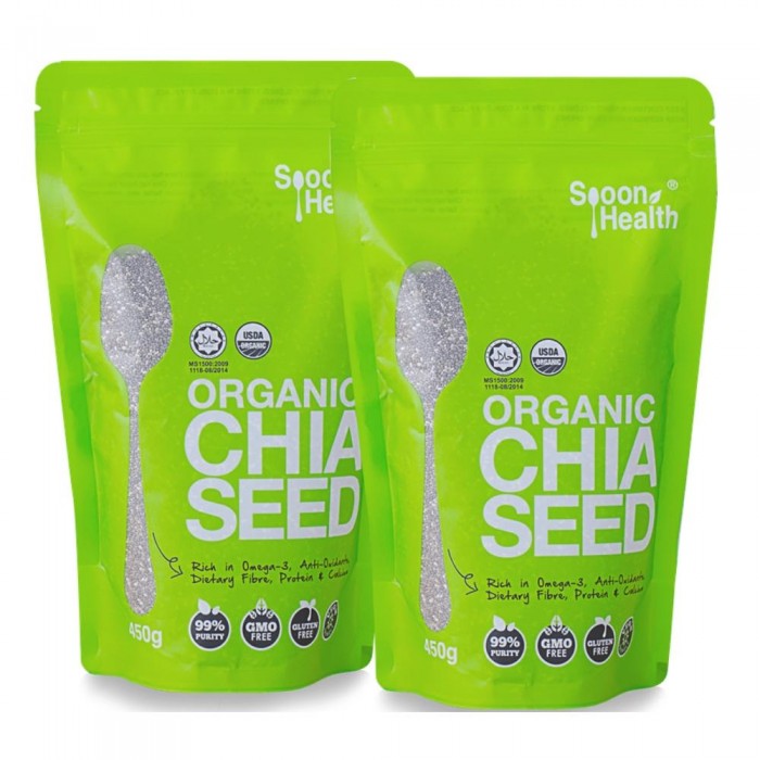 Spoon Health Organic Chia Seed 450G x 2