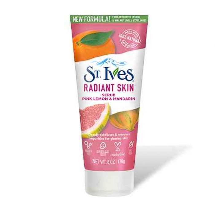 St Ives Pink Lemon & Mandarin Orange Scrub 170G