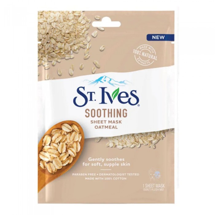 St Ives Soothing Sheet Mask Oatmeal 1's