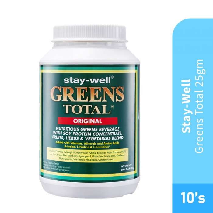 Stay-Well Greens Total 25GM x 10'S