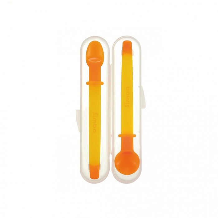 SIMBA Juicy Jelly Feeding Spoon Set Orange -Feeding Set Baby , Baby Feeding , Feeding Spoon Baby