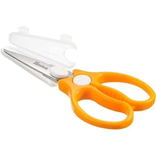 SIMBA Baby Food Scissors Orange - Baby Accessories, Baby Food Scissors , Baby Feeding