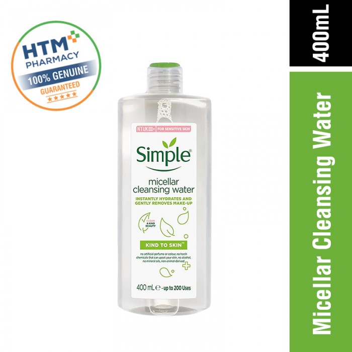 Simple Kind To Skin Micellar Cleansing Water 400ML