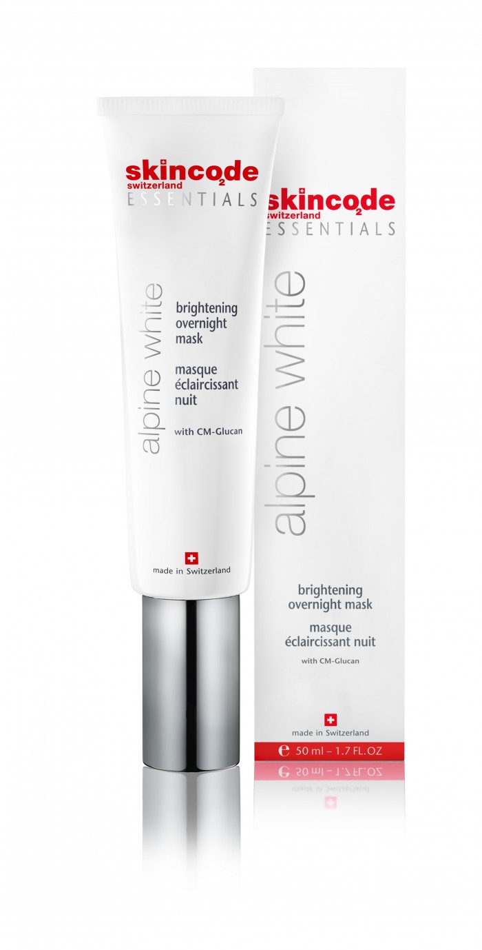 Skincode Essentials Alpine White Brightening Overnight Mask 50ml