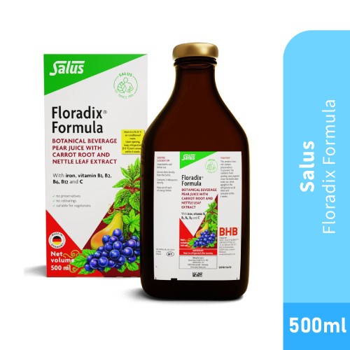 SALUS FLORADIX Iron Supplement, Iron Tablet Supplements, Zat Besi Supplements, 铁 - 500ml