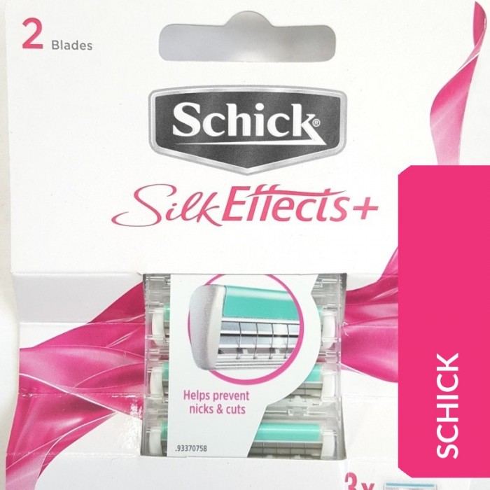 SCHICK SILK EFFECTS PLUS REFILL 3S