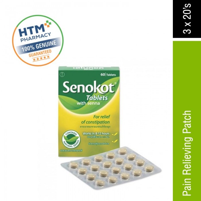 SENOKOT TABLETS 3 x 20'S