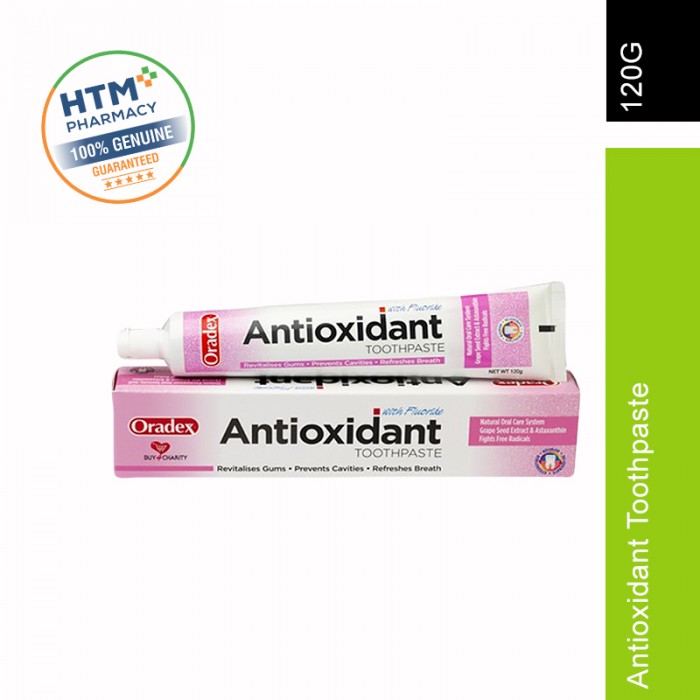 ORADEX ANTIOXIDANT FLUORIDE  TOOTHPASTE 120G