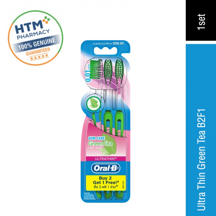 Oral B Ultra Thin Green Tea Buy 2 Free 1