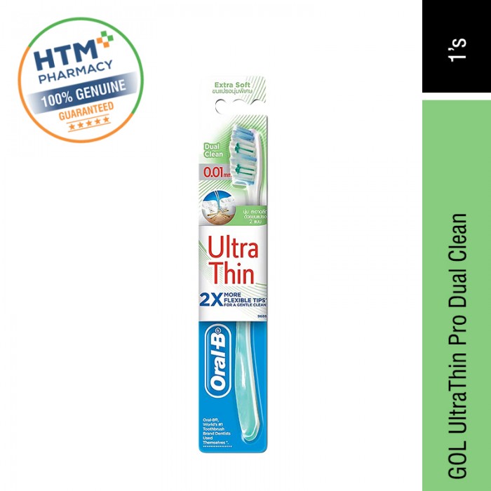 ORAL B GOL U/THIN PRO DUAL CLEAN 1'S