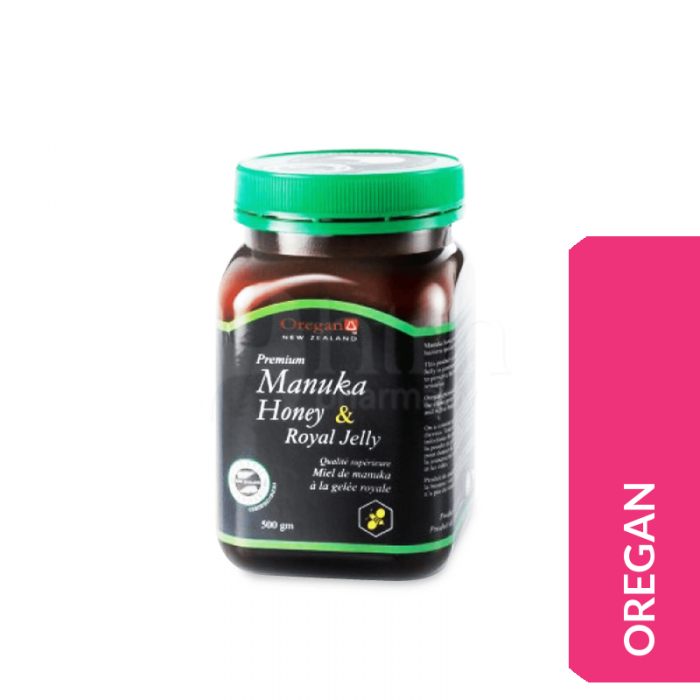 Oregan Manuka Honey & Royal Jelly 500GM