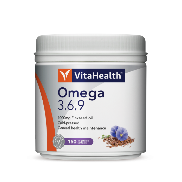 Vitahealth Omega 3,6,9 150's