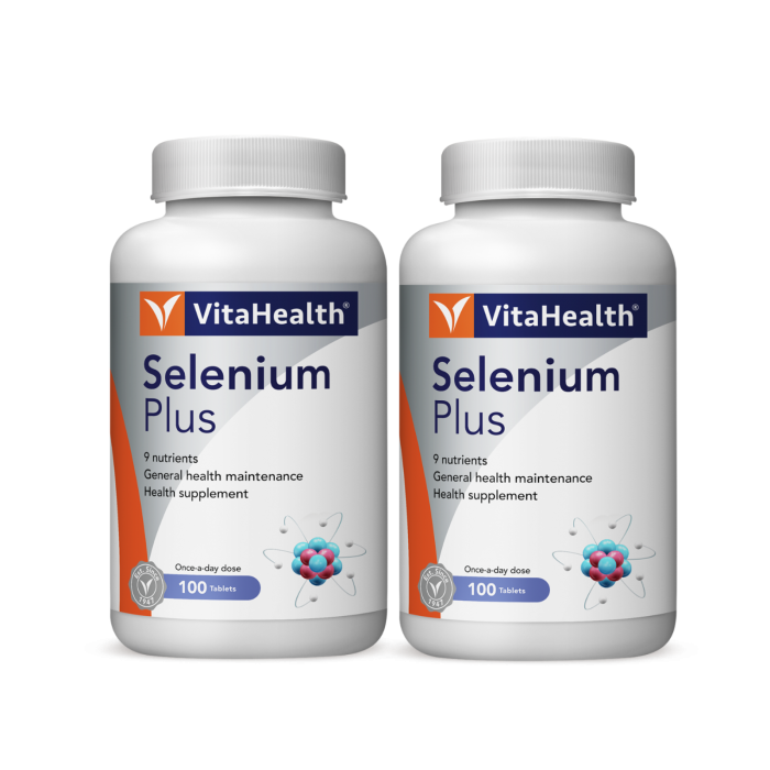 Vitahealth Selenium plus 2 X 100'S