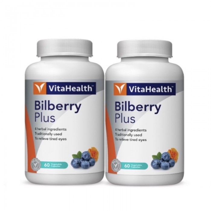 Vitahealth Vita Bilberry Plus 2 X 60'S