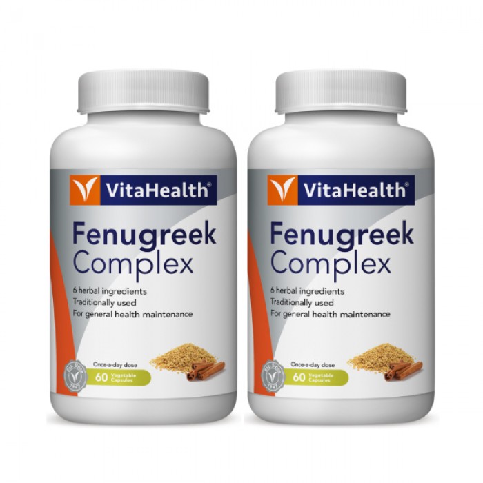 Vitahealth Fenugreek & Cinnamon Complex 60'S x 2