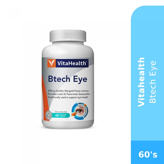 VITAHEALTH Btech Eye 60's with Lutein, Zeaxanthin and XanMax for Eye Care